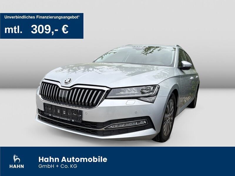 Brilliantsilber metallic Gebraucht 2021 Skoda Superb Premium Edition Kombi | 22.490 € (Fairer Preis) - Bild 1/3