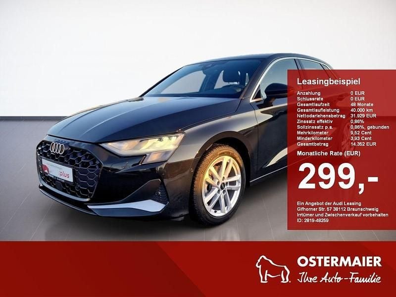 Mythosschwarz Gebraucht 2025 Audi A3 Advanced Plus Limousine | 32.990 € (Superpreis) - Bild 1/4