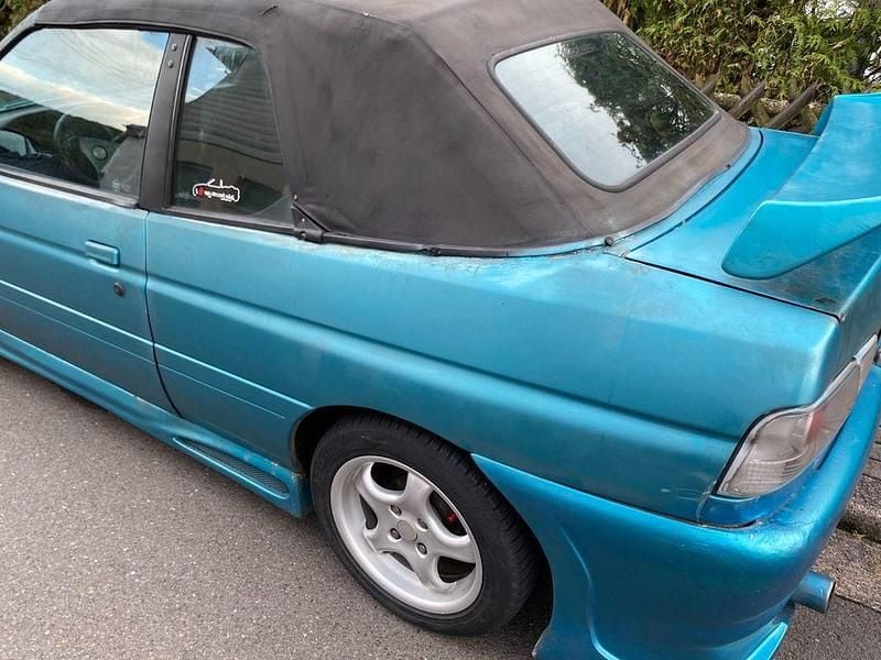 Gebraucht Ford Escort Cabriolet 116 PS (85 kW) 1993 Blau Cabrio