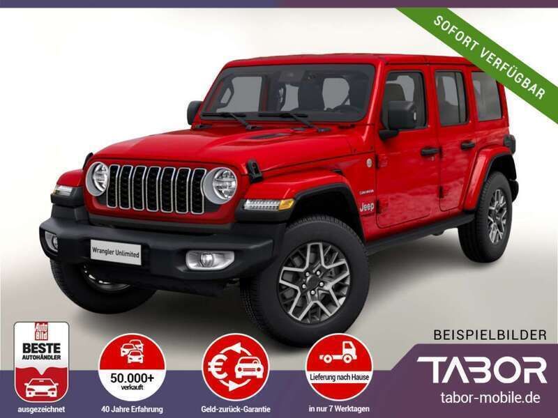 Firecracker red Neu 2025 Jeep Wrangler Sahara SUV | 54.888 € - Bild 1/4