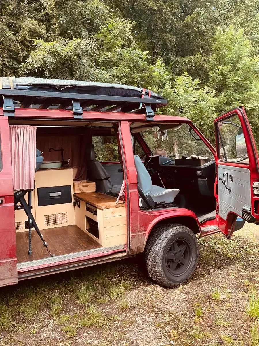 Gebraucht VW T3 95 PS (69 kW) 1991 Rot Van