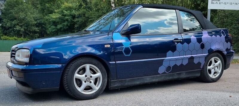 Brugt VW Golf Cabriolet 90 HK (66 kW) 1997 Blå Cabriolet