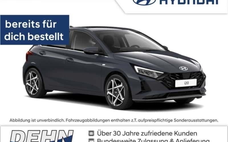 Schwarz Neu 2025 Hyundai i20 Trend Limousine | 22.470 € (Guter Preis) - Bild 1/3