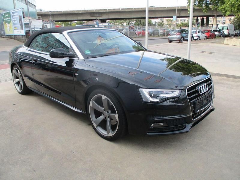 Schwarz Gebraucht 2014 Audi A5 Cabriolet S-Line Cabrio | 16.970 € (Fairer Preis) - Bild 1/4