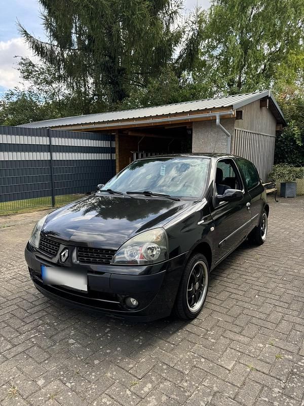 Schwarz Gebraucht 2004 Renault Clio II Kleinwagen | 2.000 € - Bild 1/4