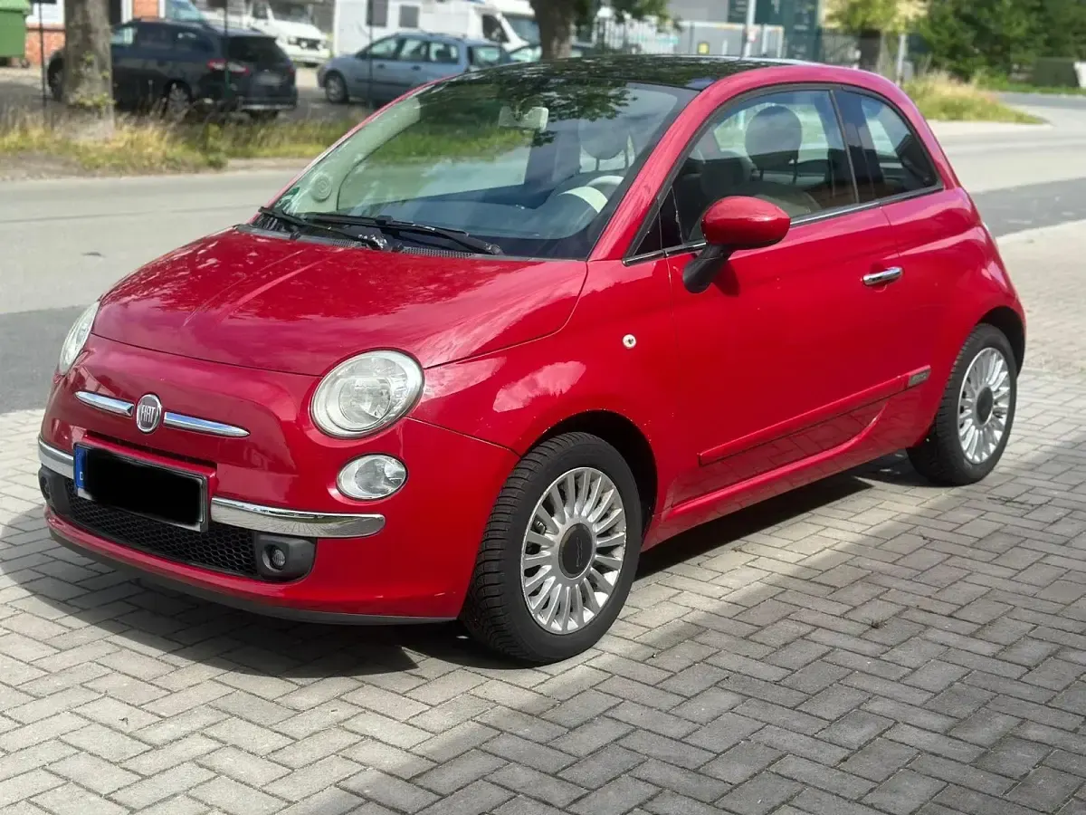 Gebraucht Fiat 500 Lounge 69 PS (50 kW) 2009 Rot Cabrio