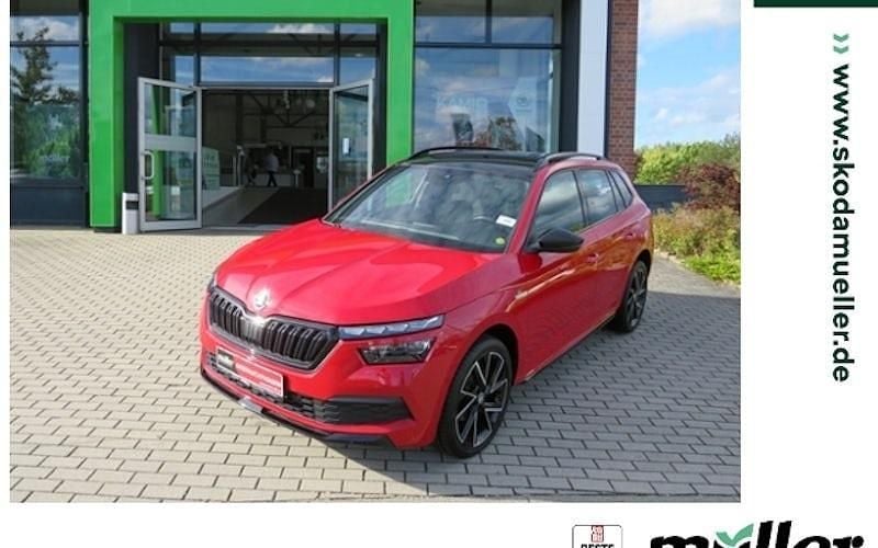 Rot (velvet rot metallic) Gebraucht 2020 Skoda Kamiq Monte Carlo SUV | 21.990 € (Fairer Preis) - Bild 1/4