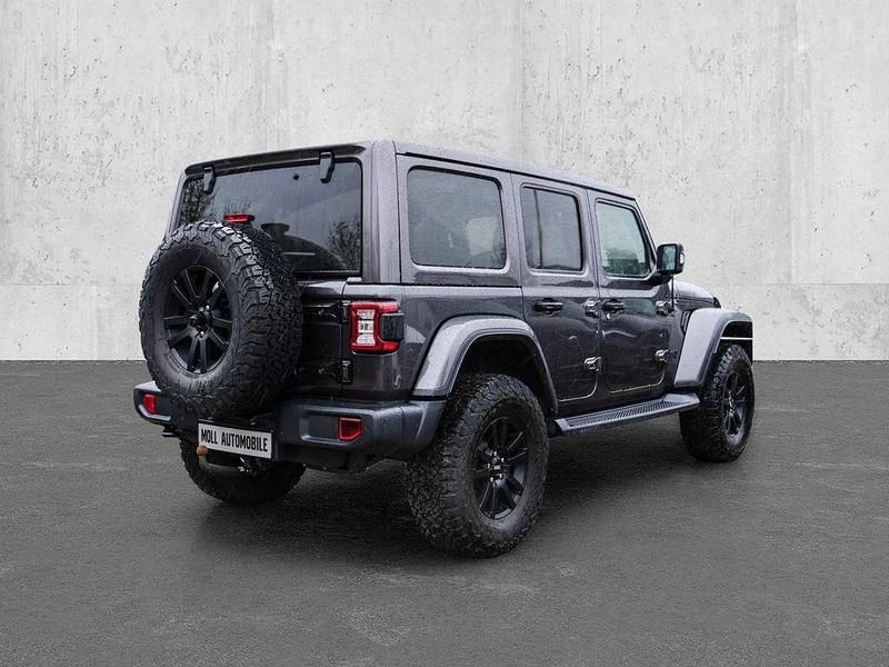 Gebraucht Jeep Wrangler Unlimited Sahara 200 PS (147 kW) 2021 Grau SUV