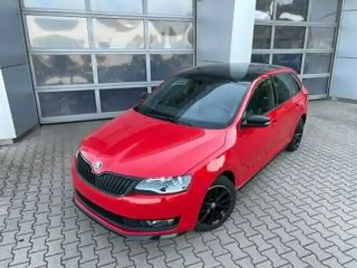 Gebraucht Skoda Rapid Monte Carlo 95 PS (69 kW) 2018 Rot Kleinwagen