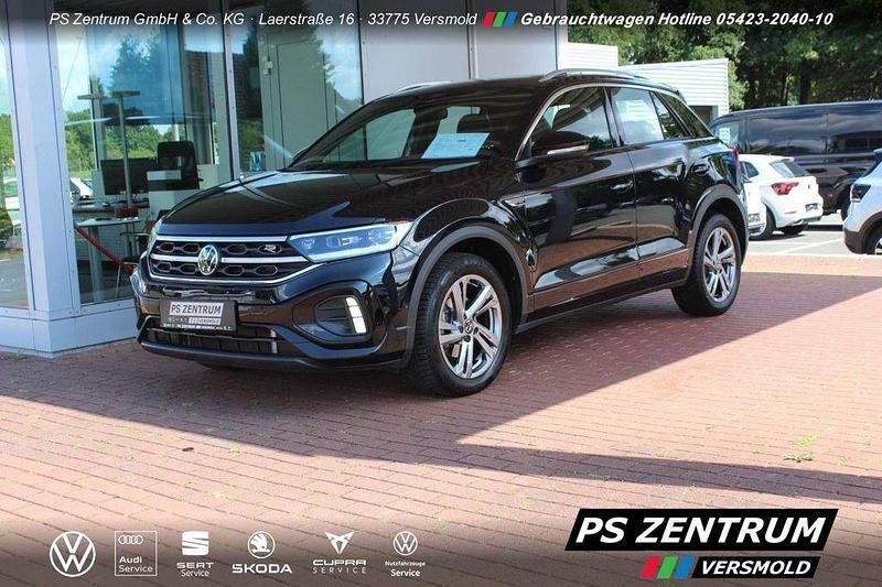 Schwarz Gebraucht 2023 VW T-Roc R-line SUV | 24.930 € (Fairer Preis) - Bild 1/4
