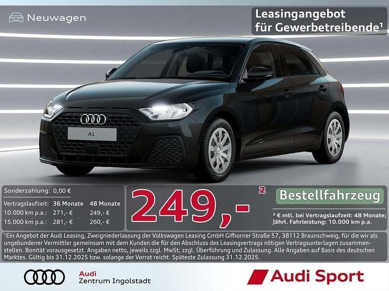 Schwarz Neu 2025 Audi A1 Sportback Kleinwagen | 24.950 € (Superpreis) - Bild 1/3