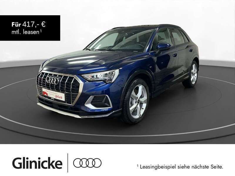 Blau (navarrablau metallic) Gebraucht 2024 Audi Q3 Advanced SUV | 41.880 € (Fairer Preis) - Bild 1/3