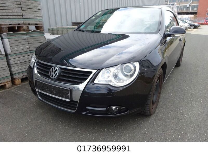 Schwarz Gebraucht 2007 VW Eos Cabrio | 1.000 € - Bild 1/4
