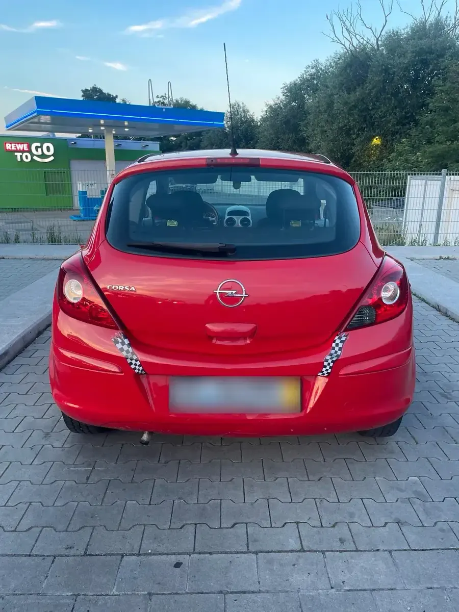 Gebraucht Opel Corsa 55 PS (40 kW) 2007 Rot Kleinwagen
