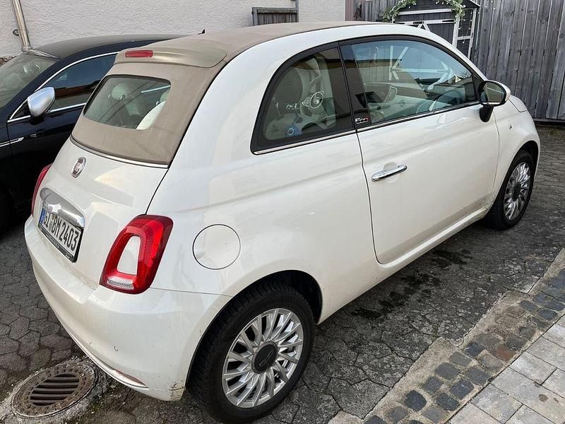 Gebraucht Fiat 500C Lounge 69 PS (50 kW) 2019 Weiß Cabrio