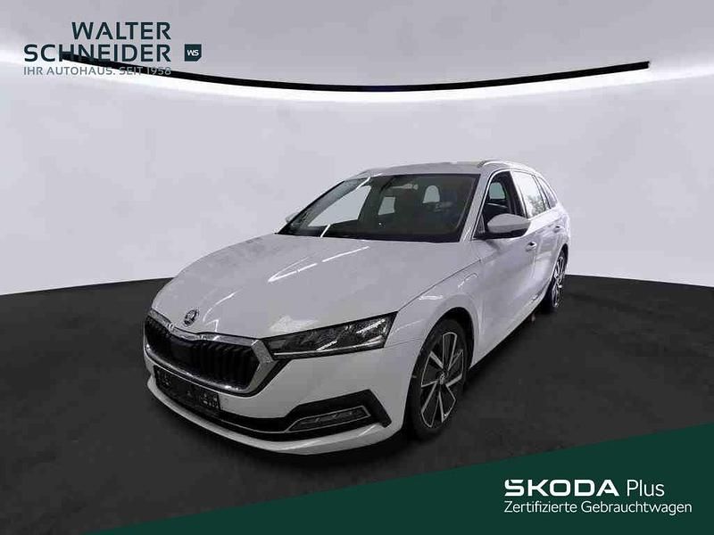 Moonweiss metallic Gebraucht 2021 Skoda Octavia Style Kombi | 22.750 € (Fairer Preis) - Bild 1/3