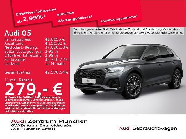 Daytonagrau perleffekt Gebraucht 2022 Audi Q5 S-Line SUV | 41.889 € (Etwas zu teuer) - Bild 1/2