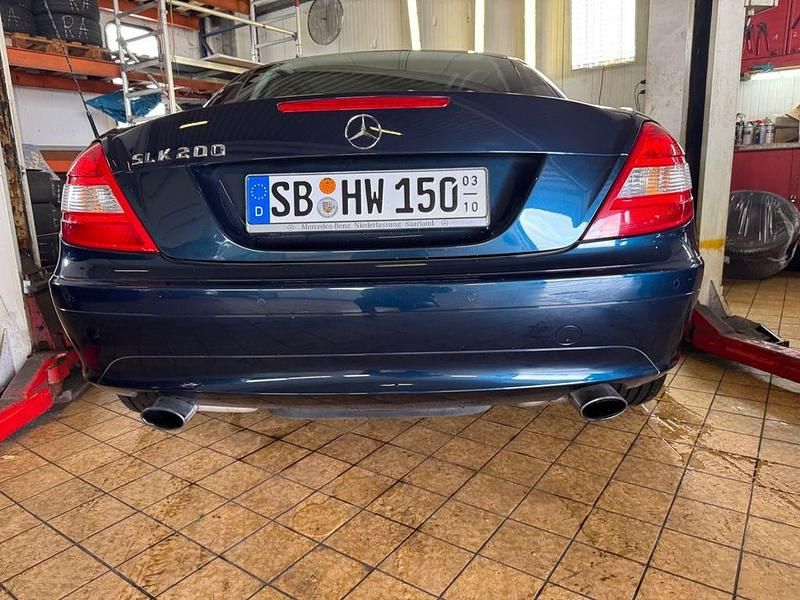 Gebraucht Mercedes SLK200 163 PS (119 kW) 2005 Blau Cabrio