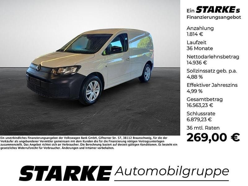 Weiß Gebraucht 2021 VW Caddy Basis Van / Kleinbus | 16.440 € (Superpreis) - Bild 1/4