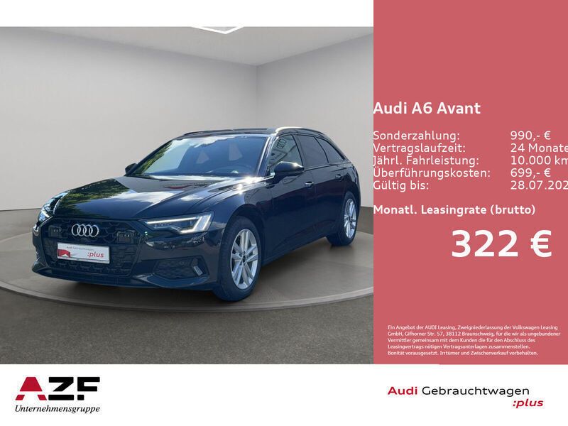 Schwarz Gebraucht 2024 Audi A6 Advanced Plus Kombi | 46.380 € - Bild 1/4