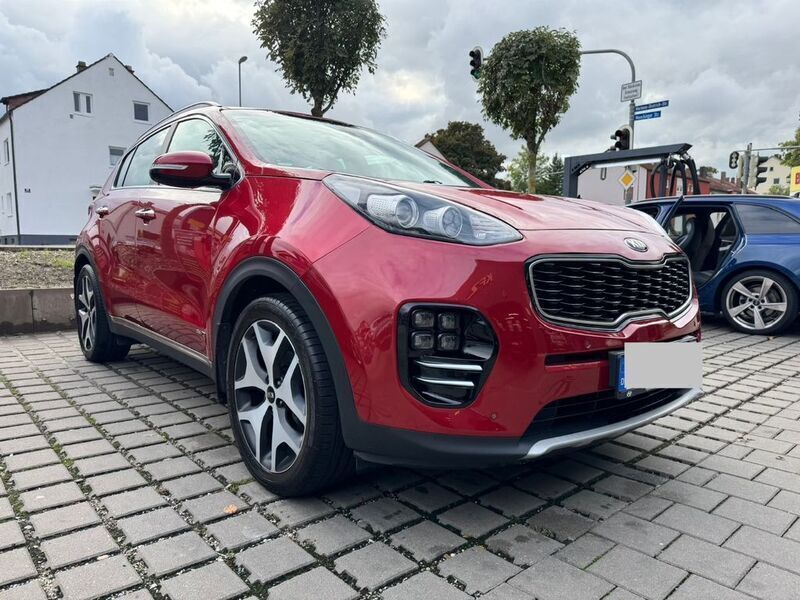 Rot Gebraucht 2017 Kia Sportage GT-Line SUV | 15.200 € (Guter Preis) - Bild 1/4