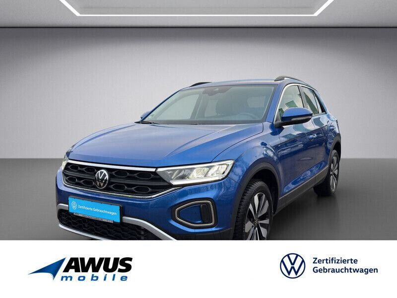 Blau / ravennablau (metallic) Gebraucht 2024 VW T-Roc Move SUV | 30.990 € (Guter Preis) - Bild 1/4