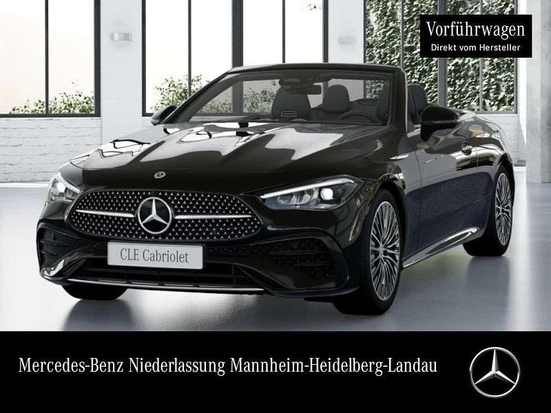 Obsidianschwarz Gebraucht 2024 Mercedes CLE200 AMG Cabrio | 61.890 € - Bild 1/3