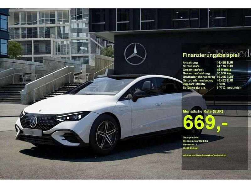 Unilack polarweiß Gebraucht 2025 Mercedes EQE350 AMG Limousine | 59.900 € (Fairer Preis) - Bild 1/3