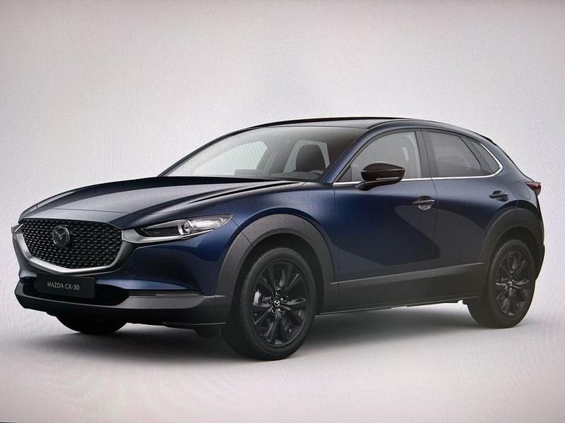 Deep crystal blue Neu 2025 Mazda CX-30 Homura-Line SUV | 30.310 € - Bild 1/4