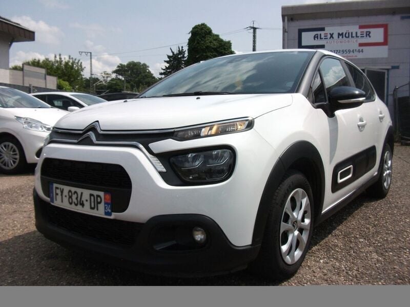 Weiß Gebraucht 2021 Citroën C3 Feel Kleinwagen | 8.600 € (Guter Preis) - Bild 1/4