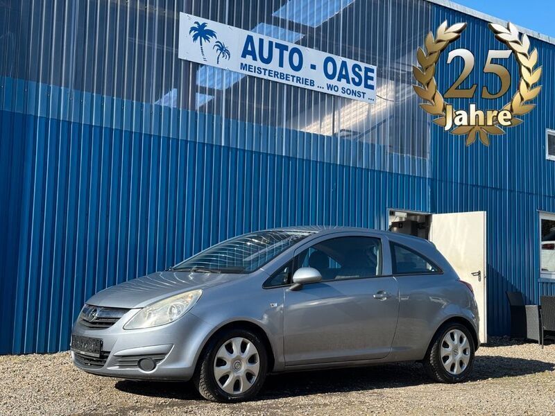 Silber Gebraucht 2009 Opel Corsa Edition Kleinwagen | 990 € (Superpreis) - Bild 1/3