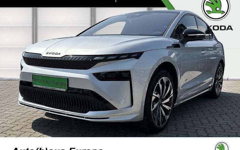 Silber Neu 2025 Skoda Enyaq iV SportLine SUV | 54.700 € (Etwas zu teuer) - Bild 1/4