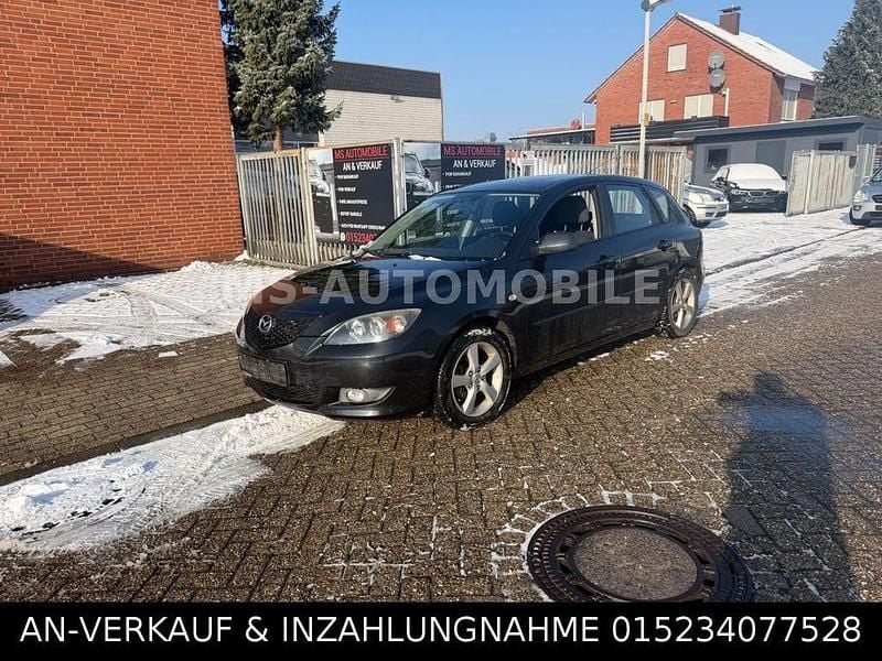Schwarz Gebraucht 2006 Mazda 3 Active Limousine | 999 € (Superpreis) - Bild 1/4