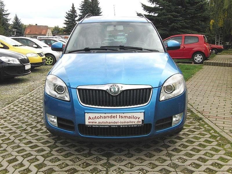 Gebraucht Skoda Roomster 80 PS (58 kW) 2007 Blau Van / Kleinbus