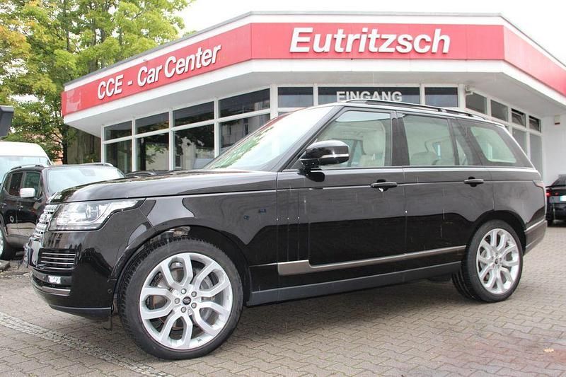Schwarz Gebraucht 2015 Land Rover Range Rover Vogue SUV | 18.980 € - Bild 1/4