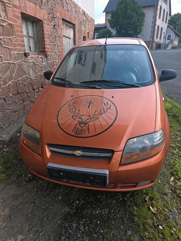 Orange Gebraucht 2006 Chevrolet Kalos Kleinwagen | 800 € (Superpreis) - Bild 1/4