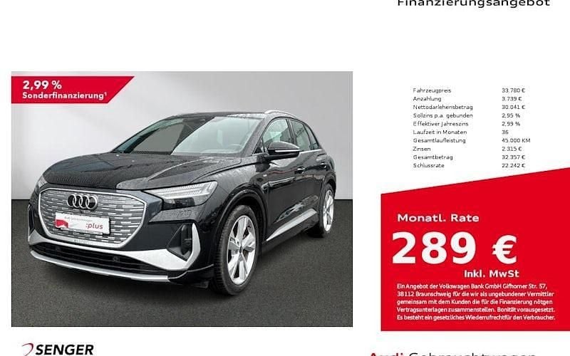 Gebraucht Audi Q4 e-tron Ambiente 210 kW (286 PS) 2022 Mythosschwarz metallic SUV
