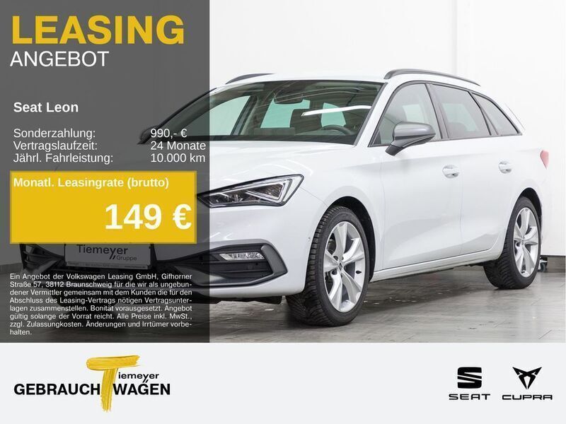 Weiß Gebraucht 2024 Seat Leon FR Kombi | 27.120 € (Fairer Preis) - Bild 1/4