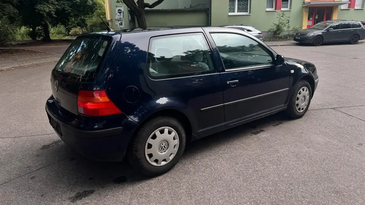 Gebraucht VW Golf IV 1998 Blau Kleinwagen