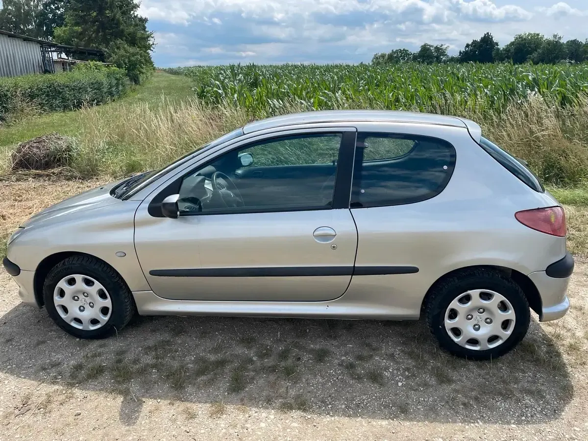Gebraucht Peugeot 206 60 PS (44 kW) 2004 Silber Kleinwagen