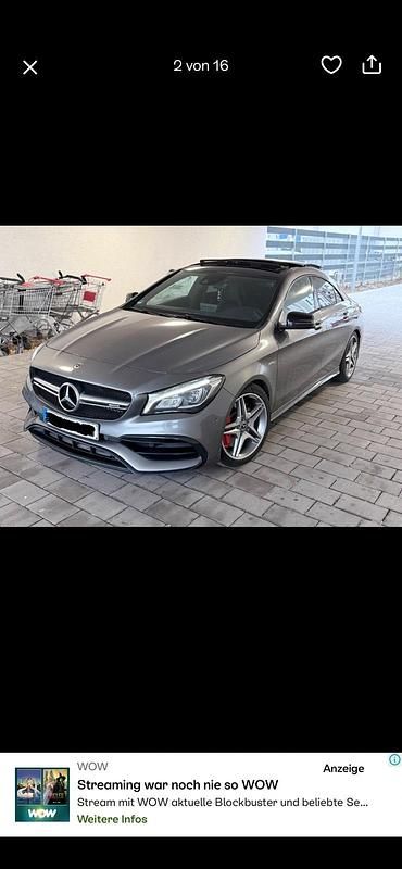 Gebraucht Mercedes CLA45 AMG 381 PS (280 kW) 2018 Silber Limousine