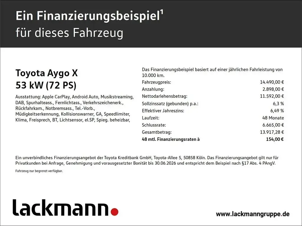 Gebraucht Toyota Aygo X Play 72 PS (52 kW) 2022 SUV