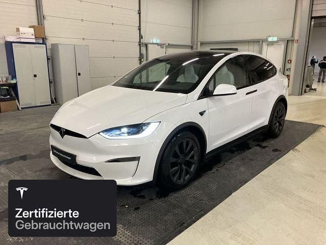Weiß Gebraucht 2024 Tesla Model X Long Range AWD SUV | 88.900 € (Fairer Preis) - Bild 1/4