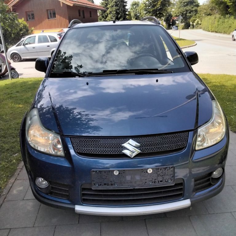 Blau Gebraucht 2008 Suzuki SX4 Club SUV | 2.180 € (Fairer Preis) - Bild 1/4