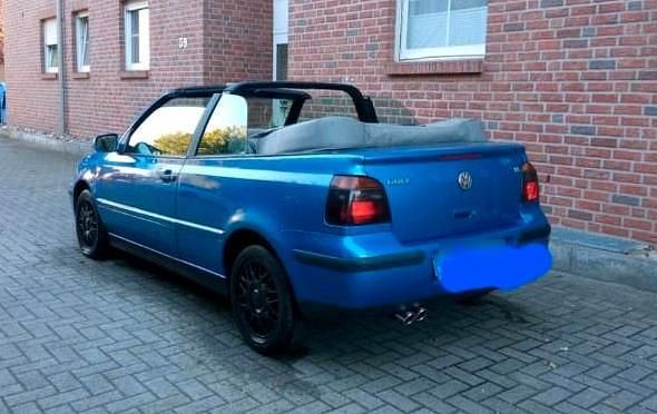 Brugt VW Golf Cabriolet 101 HK (74 kW) 2000 Blå Cabriolet
