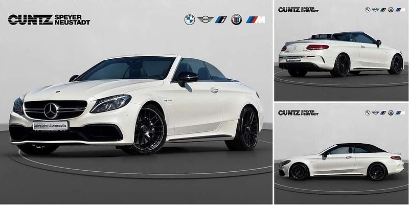 Diamantweiss Gebraucht 2017 Mercedes C63 AMG AMG Cabrio | 53.980 € (Fairer Preis) - Bild 1/4