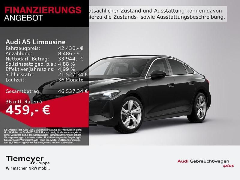 Schwarz Gebraucht 2025 Audi A5 Business Limousine | 42.430 € - Bild 1/2