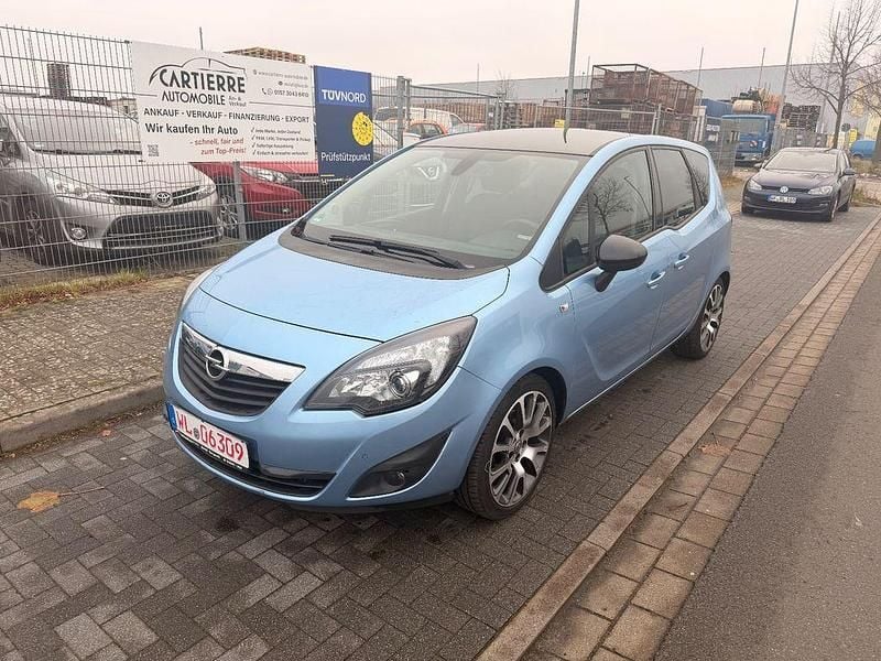 Schwarz Gebraucht 2013 Opel Meriva Color Edition Van / Kleinbus | 3.599 € (Guter Preis) - Bild 1/4
