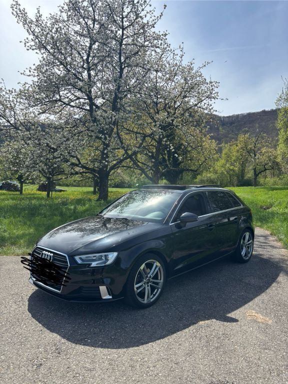 Schwarz Gebraucht 2017 Audi A3 Sportback Sport Limousine | 20.000 € (Fairer Preis) - Bild 1/4