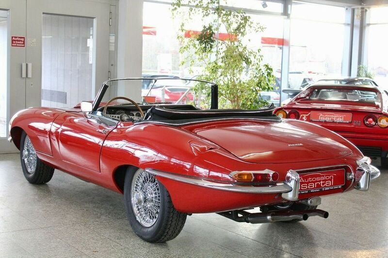Second-hand Jaguar E-Type S 269 CP (197 kW) 1963 Roșu Cabrio